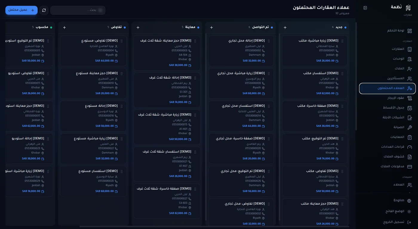 مسار العملاء المحتملين